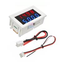 ราคา DC โวลต์มิเตอร์ แอมป์มิเตอร์ แบบดิจิตอล จอ LED 100V 10A Voltmeter Ammeter Blue Red LED Dual Digital Volt Amp Meter Gauge (16850911777)