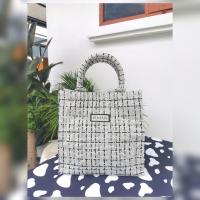 ราคา กระเป๋าผ้า กระเป๋าถือทรงเหลี่ยม (19653477915)