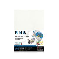ราคา กระดาษ 100ปอนด์ A4 RNS กระดาษวาดเขียน ผิวเรียบ ผิวหยาบ 200แกรม 50แผ่น (21392917732)