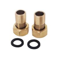 ราคา ขามิเตอร์น้ำ ข้อต่อมิเตอร์น้ำ ทองเหลือง พร้อมลูกยาง ขนาดเกลียวนอก 1 2 นิ้ว จำนวน 1คู่ (11875698038)