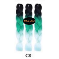 ราคา ไหมถักผมเปีย ไหมไฟเบอร์ 3สี ราคาต่อ1มัด C1 ถึง C20 เก็บเงินปลายทาง COD (1810764425)