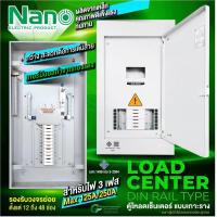 ราคา Nano ตู้โหลด เซ็นเตอร์ 3 เฟส แบบเกาะราง MAX125A 250A 12ช่อง 18ช่อง 24ช่อง 30ช่อง 36ช่อง 42ช่อง 48ช่อง ตู้เปล่า ไม่รวมเบรคเกอร์ (21388769841)