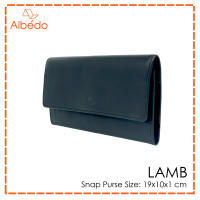 ราคา กระเป๋าสตางค์ กระเป๋าเงิน กระเป๋าใส่บัตร ALBEDO SNAP PURSE รุ่น LAMB LB00999 LB00979 (9452999341)