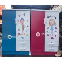 ราคา ตู้เสื้อผ้าเด็ก ขนาด 80x130x50cm ฟรีจัดส่งใน มีนบุรี คันนายาว บึงกุ่ม (16372314372)