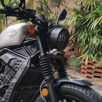 ราคา ยางหุ้มโช๊ค rebel ยางหุ้มโช๊คหน้า ที่ครอบโช๊คหน้า honda rebel 300 500 (11232926976)