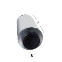 ราคา Silencer ท่อลดเสียง ท่อลดเสียงดังพัดลมดูดอากาศ อุปกรณ์ภายในสำหรับ เต็นท์ปลูกพืชในร่ม MS IS ขนาด 4 นิ้ว และ 6 นิ้ว (16483482539)