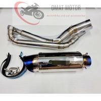 ราคา Sale คอท่อ คอท่อแต่ง Mslaz M Slaz ทุกปี R15 ถึงปี 2016 ขนาด 2 นิ้ว งานสแตนเลสแท้ พร้อมปลายท่อ กระป๋อง อุปกรณ์ครบ (21239859116)