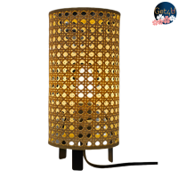 ราคา IKEA โคมไฟตั้งโต๊ะ ลายถักไม้ไผ่ สีเบจ ดำ สูง 26 ซม หลอดไฟแยกจำหน่าย อิเกียแท้พร้อมส่ง (12440003777)