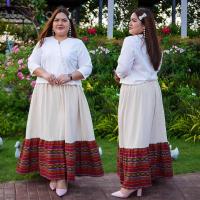 ราคา กระโปรงผ้าเมืองเชียงใหม่ไซส์ใหญ่ เอว 38 62 ส่งฟรี (21392320300)