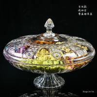 ราคา Taobao ชุดถาดแก้วคริสตัลถาดใส่อาหารแก้วใสแบบมีฝาปิด (11706753151)