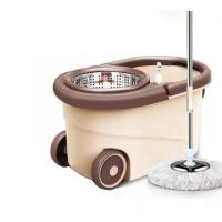 ราคา ชุดถังปั่นสแตนเลส พร้อมไม้ถูพื้น หัวไม้ม็อบหมุน 360 องศา ถังปั่น 2in1 ปั่นแห้ง ซักเปียก รุ่น CLEANING10 (19818533832)