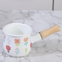 ราคา Ouli Jia หม้อนมแบบด้ามเดี่ยวปากคู่ขนาดมินิ10ซม เคลือบหม้อเนยเคลือบด้ามเดี่ยวหม้อเสริมอาหารสำหรับเด็กใช้ในบ้าน (19350677608)