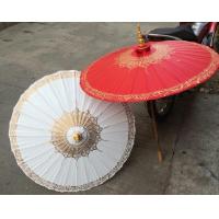 ราคา ร่มเชียงใหม่ ร่มผ้าเคลือบน้ำมัน รัศมี17นิ้ว ลายไทย ลายดอกพุดตาล (11203573328)