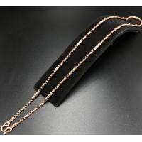 ราคา สร้อยนาค pink gold สวมหัวได้ 24 นิ้ว (21376081907)
