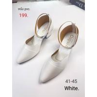 ราคา รองเท้าไซส์ใหญ่41ถึง45 ปิดหน้ารัดส้นสูง2นิ้ว (20321812042)