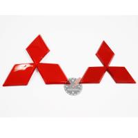 ราคา โลโก้ 3 แฉก มิตซูบิชิ ไททัน สีแดง Mitsubishi ติดหน้ากระจัง ติดฝากระบะท้าย สำหรับ Mitsubishi Triton รุ่นปี 2015 2020 (10153540375)