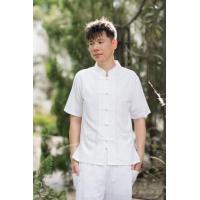 ราคา เสื้อพื้นเมืองผ้าฝ้ายสีขาวทั้ง4แบบ (21341255498)