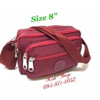 ราคา MONKEY สีพื้น คิตตี้ รุ่นมาใหม่ ปี 2023 โดเรม่อน กระเป๋าสะพายข้าง 8 นิ้ว (20968765043)