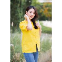 ราคา เสื้อพื้นเมืองผ้าฝ้ายทรงม่อฮ่อมกระดุม5เม็ด (19615972671)