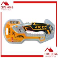 ราคา มีดคัตเตอร์ INGCO มีดอเนกประสงค์ พร้อมใบมีด 5 ใบ HUK6118 คัตเตอร์ใหญ่ คัตเตอร์ คัทเตอร์ มีดคัทเตอร์ คัดเตอร์ (19578870367)