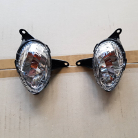 ราคา ไฟเลี้ยวหน้า Fino รุ่นแรก ฝาใส 1 คู่ พร้อมหลอด ขั้ว (1379528452)