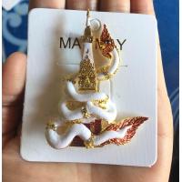 ราคา เข็มกลัดพญานาค เกี้ยวพระธาตุพนม นาคเกี้ยวทรัพย์ เครื่องประดับ เข็มกลัด เครื่องประดับชุดไทย เข็มกลัดพญานาค (9622295308)