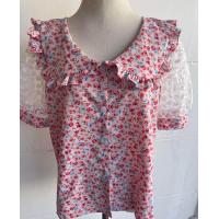 ราคา เสื้อคอบัว กระดุมหน้าแขนตุ๊กตาน่ารัก ลายดอกสวยผ้าไหมอิตาลีอก42ยาว24 (21430870226)