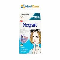 3M Nexcare Acne Thin Patch แผ่นดูดซับสิว แปะสิว รุ่นบาง 30 ชิ้น