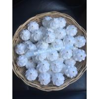ราคา เหรียญโปรยทานดอกมะลิสีขาวแต่งลูกปัดสีทอง 1แพคบรรจุ50ชิ้น (20009656865)