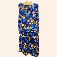 ราคา ชุดเสื้อคอกระเช้า เสื้อคอกระเช้า เสื้อคอกระเช้าลายดอก เสื้อคอกระเช้าผ้าเเมมเบิร์ด เสื้อคนเเก่ (20579996125)