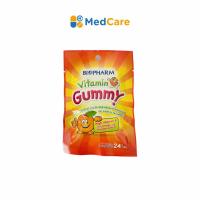 ราคา ไบโอฟาร์ม วิตามินซี กัมมี่ เยลลี่ กลิ่นส้ม ซองกล่อง 24 G (20800587956)
