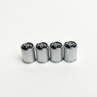 ราคา จุกลมยาง จุ๊บลม รถยนต์ มอเตอร์ไซด์ อลูมิเนียมอัลลอย สีเงิน ลายยี่ห้อรถ Toyota Honda Mazda MG BYD (21456411413)