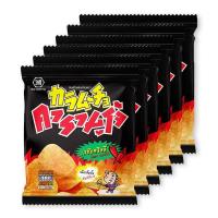 ราคา คารามูโจ้ มันฝรั่งแผ่นเรียบ ฮ๊อตชิลลี่ 18 ก x 6 (21053888390)