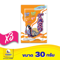 ราคา แพ็ค 3 Taro ทาโร ปลาเส้น อร่อย มีประโยชน์จากเนื้อปลาเน้นๆ ขนาด 30 กรัม เลือกรสได้ (19489083653)