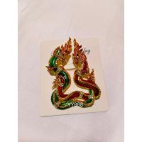 ราคา เข็มกลัดลายพญานาคเลื้อย เข็มกลัดพญานาค เข็มกลัด สินค้ามีพร้อมส่ง ปลีก ส่ง (18445553505)