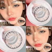 ราคา คอนแทคเลนส์ รุ่น Diva สีเทา ตาล Gray Brown มีค่าสายตาปกติ 0 00 (16656126565)