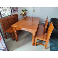 ราคา ชุดโต๊ะอาหาร6 ที่นั่ง ไม้สักแท้100 ส่งฟรียกเว้นภาคใต้ (10307134269)