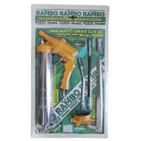 ราคา Rambo กระบอกอัดจารบี 2 IN 1 กระบอกอัดจารบี ด้ามปืนใช้ลม และ ใช้มือโยกได้ (16308034190)