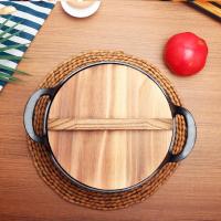 ราคา หม้อเหล็กหล่อแบบไม่เคลือบผิวเพิ่มความหนาอเนกประสงค์หม้อผัดสองหูหม้อหุงกระทะก้นแบนเตาแม่เหล็กไฟฟ้าเตาแก๊สใช้ได้ทั่วไป (21078205454)