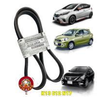 ราคา สายพานหน้าเครื่อง NISSAN MARCH ALMERA NOTE HR12DE 7PK1165 สายพานแท้100 (20604156180)