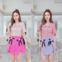 ราคา เซตทวิตกระโปรงกางเกงทรงสวย ผ้าดีน่ารักสุดๆ งานป้ายQueen luxuly N163 164 (21409530876)