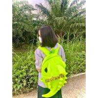 ราคา กระเป๋าสะพาย กระเป๋ากิ้งก่า กระเป๋าไดโนเสาร์ สีเขียวสะท้อนแสง ส่งจากไทย (16070346442)