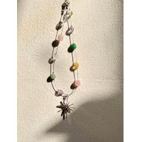 ราคา daintyme Leia necklace สร้อยคอโบฮีเมียน จี้ดาวสแตนเลส หินหยกสีเขียว ลูกปัดหินสีม่วง ลูกปัดหินสีเขียว ลูกปัดหินพาสเทล (21493470743)