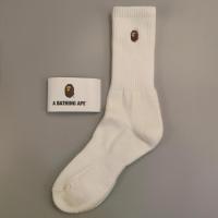 ราคา BAPE ถุงเท้าหัวลิงถุงเท้ากีฬาหุ้มข้อสูงหนาพิเศษสีขาวดำพื้นผ้าขนหนูคอตตอนแท้แบบยาวปานกลางสำหรับผู้ชายและผู้หญิงถุงเท้าแฟชั่นฤดูหนาว (20121198243)