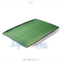 ราคา จานเมลามีนลายใบตอง จานใบตอง เมลามีนแท้ 100 ถาดวางอาหารลายใบตอง ใบกล้วย (14415676384)