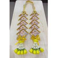 ราคา สีเหลืง 10 ซอง มาลัยใส่แบงค์ พวงมาลัยคล้องคอนาค พวงมาลัยบ่าวสาว พวงมาลัยประดิษฐ์ (21408591713)