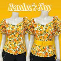 ราคา เสื้อลายดอกแขนตุ๊กตา รุ่นพาสเทล (20397227856)