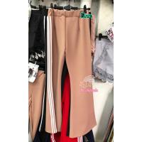 ราคา กางเกงขาม้า ผ้ายืดแต่งแถบขาว 3 เส้น 1881 (1184354089)