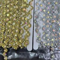 ราคา คริสตัลเส้น เทปแต่งเพชรแถว สีทอง ขนาด12มิล เพชรญี่ปุ่น สีสวย เพชรสวยเงา ห่อยาว1เมตร (21410679969)