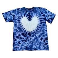 ราคา เสื้ยืดคอกลมผ้าคัดต้อนย้อมครามแท้ เลือกลายได้ (12496394358)